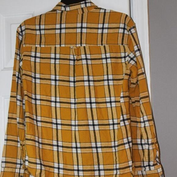 2 PacSun PS/LA Boyfriend Flannel Plaid Long Sleeve XS/S Button Down Shirt Top - Picture 7 of 7